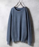 【ナンバー/Number】のVINTAGE OVERDYE ACID WASH SWEATER BLUE|ID: prp329100004649746 ipo3291000000033587943