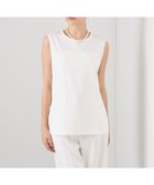 【アナイ/ANAYI】のコットンフライスノースリ プルオーバー white|ID: prp329100004649759 ipo3291000000033588120