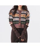 【ビームス ウイメン/BEAMS】のフェアアイル 5分袖 カーディガン 人気、トレンドファッション・服の通販 founy(ファニー) ファッション Fashion レディースファッション Fashion for Women トップス・カットソー Cut & Sew Tops カーディガン・羽織り Layered Style Cardigans インナー Innerwear 秋 Autumn カットソー Cut and Sewn Top カーディガン Cardigan, Knitwear ジャカード／ジャガード Jacquard, Woven Pattern スウェット / スエット Sweatshirt, Sweatwear 定番 Standard, Basic Item バランス Balance, Style Balance 半袖 Short Sleeve, Half Sleeve A/W・秋冬 Autumn/Winter おすすめ Recommended / Our Picks thumbnail BLACK|ID: prp329100004649793 ipo3291000000033588708