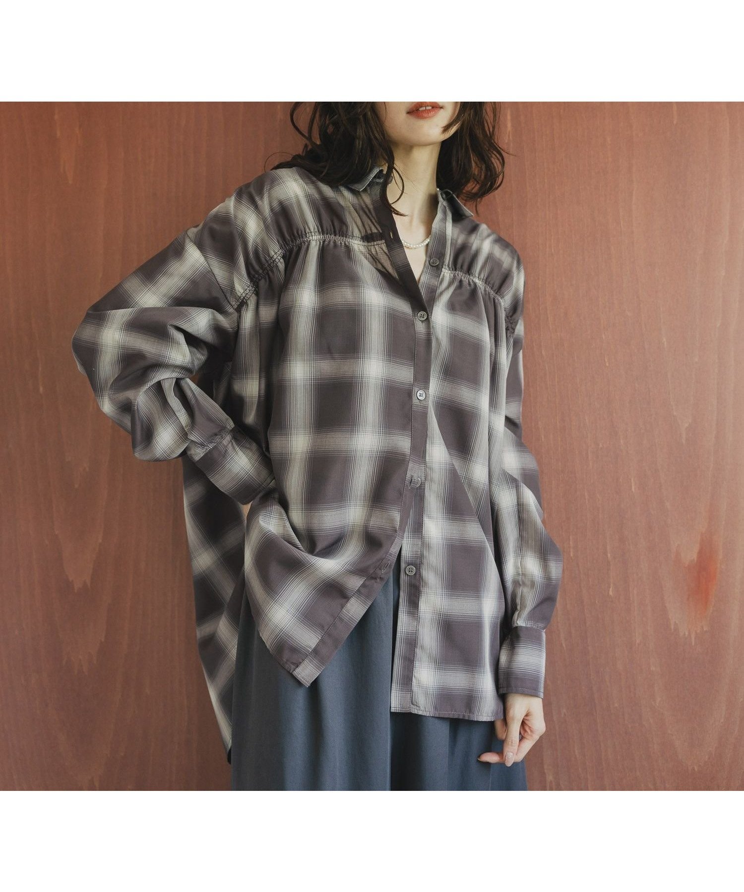 【グローバルワーク/GLOBAL WORK】のアソートシャーリングシャツ/579505 人気、トレンドファッション・服の通販 founy(ファニー) 　ファッション　Fashion　レディースファッション　Fashion for Women　トップス・カットソー　Cut & Sew Tops　シャツ・ブラウス・オフィスカジュアル　Elegant Blouses & Button-Ups　シャーリング　Shirring, Ruched　ストレート　Straight, Straight Cut　チェック　Check, Plaid, Tartan　フレア　Flare, Flared　ベーシック　Basic, Essential　ボトム　Bottoms, Lower Wear　 other-1|ID: prp329100004649798 ipo3291000000033909238