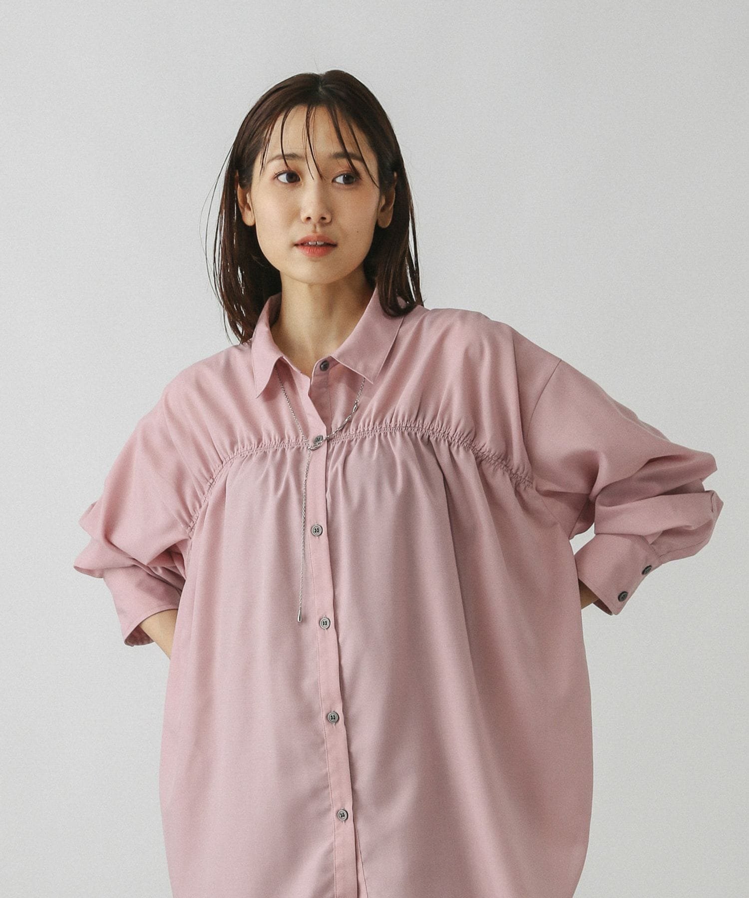 【グローバルワーク/GLOBAL WORK】のアソートシャーリングシャツ/579505 インテリア・キッズ・メンズ・レディースファッション・服の通販 founy(ファニー) 　ファッション　Fashion　レディースファッション　Fashion for Women　トップス・カットソー　Cut & Sew Tops　シャツ・ブラウス・オフィスカジュアル　Elegant Blouses & Button-Ups　シャーリング　Shirring, Ruched　ストレート　Straight, Straight Cut　チェック　Check, Plaid, Tartan　フレア　Flare, Flared　ベーシック　Basic, Essential　ボトム　Bottoms, Lower Wear　ピンク22|ID: prp329100004649798 ipo3291000000033909243
