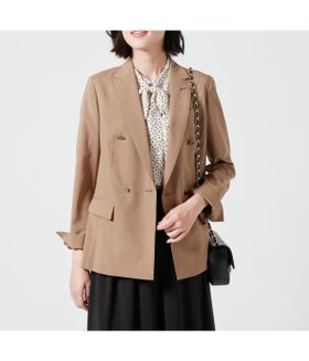 【ニューヨーカー/NEWYORKER】の【ウォッシャブル】TWマットクレープ ダブルブレストブレザー 人気、トレンドファッション・服の通販 founy(ファニー) ファッション Fashion レディースファッション Fashion for Women ウォッシャブル Machine Washable ストレッチ Stretch, Stretchy Fabric フラップ Flap, Flap Pocket フラワー Flower, Floral ポケット Pocket, Pocket Detail A/W・秋冬 Autumn/Winter おすすめ Recommended / Our Picks |ID:prp329100004650137