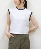 【ステップス/STEPS】のORCIVAL/EMBROIDERY SLEEVELESS T-SHIRT WHITE|ID: prp329100004650150 ipo3291000000033593101