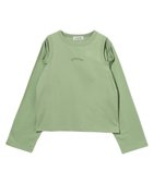 【ミルクフェド/MILKFED.】のOPEN SHOULDER LS TOP 人気、トレンドファッション・服の通販 founy(ファニー) ファッション Fashion レディースファッション Fashion for Women ワンピース Dresses インナー Innerwear カットソー Cut and Sewn Top コンパクト Compact, Small Size サロペット Overalls, Salopette スリーブ Sleeve, Long Sleeve / Short Sleeve トレンド Trend, Trending Now バランス Balance, Style Balance ワンポイント One Point, Statement Accent 台形 A-Line, Trapezoid Shape 長袖 Long Sleeve, Full Sleeve thumbnail LtGREEN|ID: prp329100004650192 ipo3291000000033593429