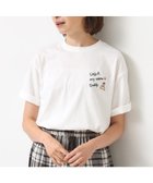 【デッサン/Dessin】の【ユニセックス・洗える】Deddy刺繍入り オーガニックコットンTシャツ ホワイト|ID: prp329100004650216 ipo3291000000033593697