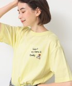 【デッサン/Dessin】の【ユニセックス・洗える】Deddy刺繍入り オーガニックコットンTシャツ ライトイエロー|ID: prp329100004650216 ipo3291000000033593698