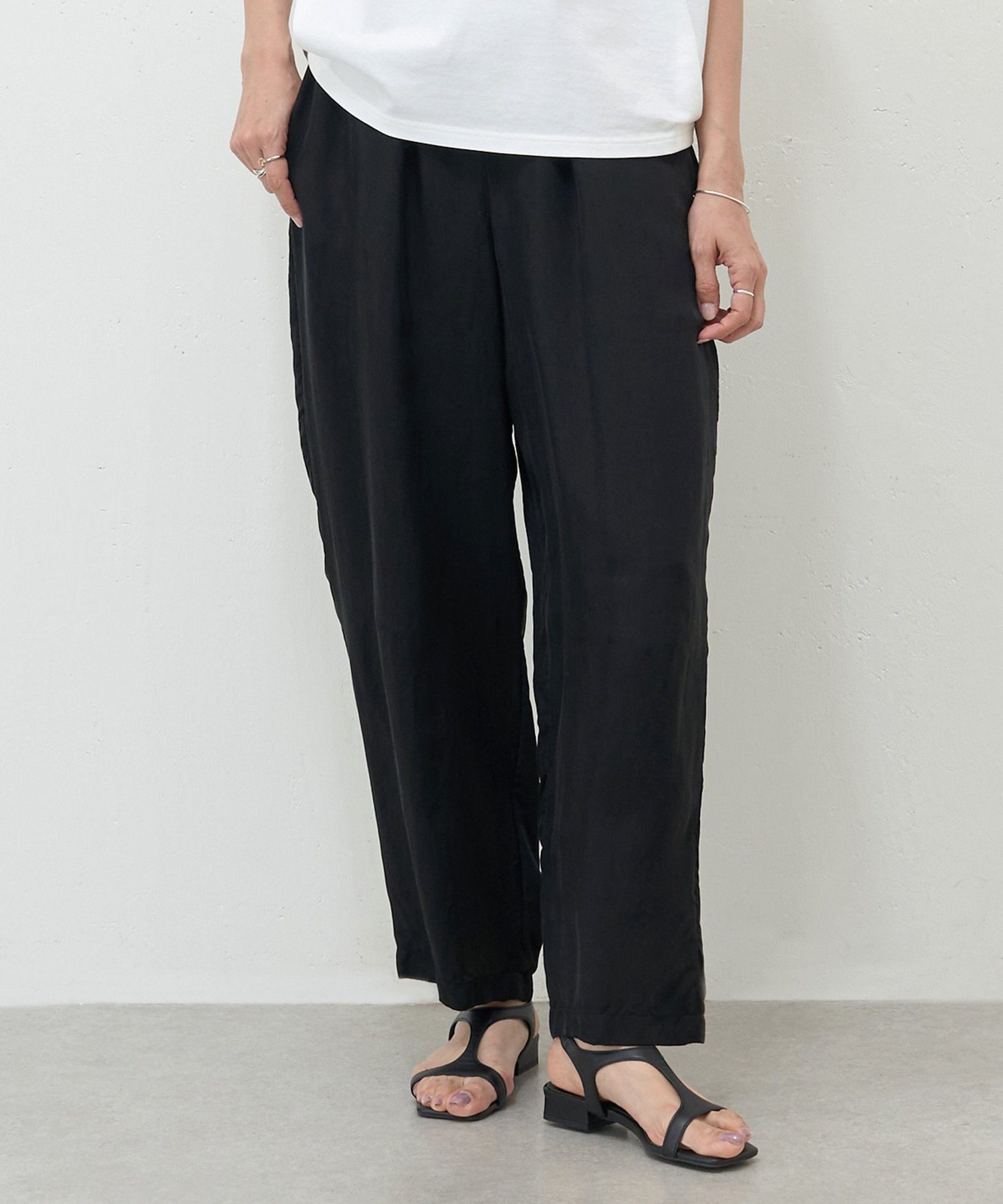 【ビアズリー/BEARDSLEY】のキュプライージーパンツ 人気、トレンドファッション・服の通販 founy(ファニー) 　ファッション　Fashion　レディースファッション　Fashion for Women　パンツ　Pants & Trousers　おすすめ　Recommended / Our Picks　オケージョン　Occasion Wear　カットソー　Cut and Sewn Top　キュプラ　Cupro, Eco Fabric　シンプル　Simple, Minimal　セットアップ　Set-Up, Coordinated Outfit　フリル　Frill, Ruffle　リラックス　Relax, Relaxed Fit　エレガント 上品　Elegant　夏　Summer　 other-1|ID: prp329100004650222 ipo3291000000033593905