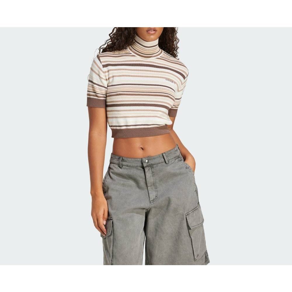 【アディダス/adidas】の【公式】アディダス adidas ストライプ クロップド タートルネック 人気、トレンドファッション・服の通販 founy(ファニー) 　ファッション　Fashion　レディースファッション　Fashion for Women　トップス・カットソー　Cut & Sew Tops　タートルネック・ハイネックトップス　Turtlenecks & High-Neck Tops　クロップド　Cropped, Short Length　スタイリッシュ　Stylish, Fashionable　ストライプ　Stripe, Striped Pattern　スリム　Slim, Slim Fit　タートルネック　Turtleneck, High Neck　フィット　Fit, Slim Fit　 other-1|ID: prp329100004650225 ipo3291000000033593950