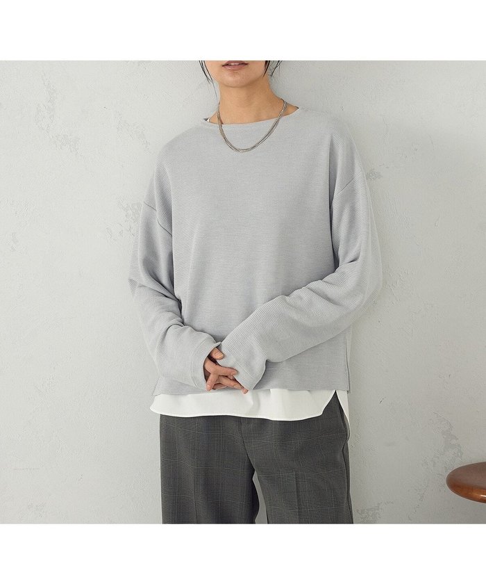 【コムサイズム/COMME CA ISM】の【セットアイテム】ボトルネックカットソー+タンクトップ インテリア・キッズ・メンズ・レディースファッション・服の通販 founy(ファニー) https://founy.com/ ファッション Fashion レディースファッション Fashion for Women トップス・カットソー Cut & Sew Tops カットソー・ベーシックTシャツ Cut-and-Sewn Tops / Stretch Tees & Basics インナー Innerwear スリット Slit, Slit Detail タンク Tank Top, Sleeveless Top ヘムライン Hemline, Bottom Cut ボトルネック Bottle Neck, Mock Neck ラウンド Round, Round Neck エレガント 上品 Elegant 長袖 Long Sleeve, Full Sleeve |ID: prp329100004650226 ipo3291000000033593955