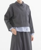 【プードゥドゥ/POU DOU DOU】のトロ2wayクロップドジャケット 人気、トレンドファッション・服の通販 founy(ファニー) ファッション Fashion レディースファッション Fashion for Women アウター Coat / Outerwear Collection レディースジャケット・軽アウター Jackets 春 Spring 秋 Autumn シンプル Simple, Minimal ジャケット Jacket, Outerwear スマート Smart, Elegant セットアップ Set-Up, Coordinated Outfit フォルム Silhouette, Form フォーマル Formal, Dressy プリーツ Pleats, Pleated リラックス Relax, Relaxed Fit ロング Long, Long-Length おすすめ Recommended / Our Picks thumbnail ダークグレー|ID: prp329100004650239 ipo3291000000033594086