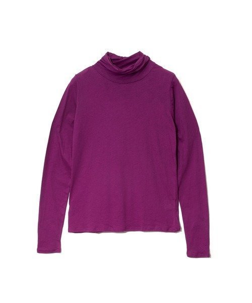 【ゴースローキャラバン/go slow caravan】のGENTIL/ジャンティー ねじれタートルネックシアーインナー (WOMENS) インテリア・キッズ・メンズ・レディースファッション・服の通販 founy(ファニー) 　ファッション　Fashion　レディースファッション　Fashion for Women　トップス・カットソー　Cut & Sew Tops　タートルネック・ハイネックトップス　Turtlenecks & High-Neck Tops　インナー　Innerwear　スウェット / スエット　Sweatshirt, Sweatwear　タートルネック　Turtleneck, High Neck　羽織　Haori, Light Jacket　パープル|ID: prp329100004650245 ipo3291000000033594143