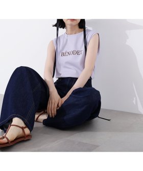 【エヌ ナチュラルビューティーベーシック/N.Natural Beauty basic】のフロッキープリントノースリーブTシャツ 人気、トレンドファッション・服の通販 founy(ファニー) ファッション Fashion レディースファッション Fashion for Women トップス・カットソー Cut & Sew Tops キャミソール&ノースリーブ Camisoles & Sleeveless Tops シャツ・ブラウス・オフィスカジュアル Elegant Blouses & Button-Ups ロングTシャツ・Tシャツ Longline T-Shirts & Tees カーディガン Cardigan, Knitwear ジャケット Jacket, Outerwear ノースリーブ Sleeveless, No-Sleeve ベーシック Basic, Essential |ID:prp329100004650247