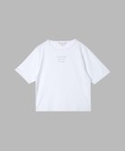 【アニエスベー ファム/agnes b. FEMME】のメッセージ プリント 半袖 Tシャツ Le premier qui voit la mer ホワイト|ID: prp329100004650253 ipo3291000000033594486