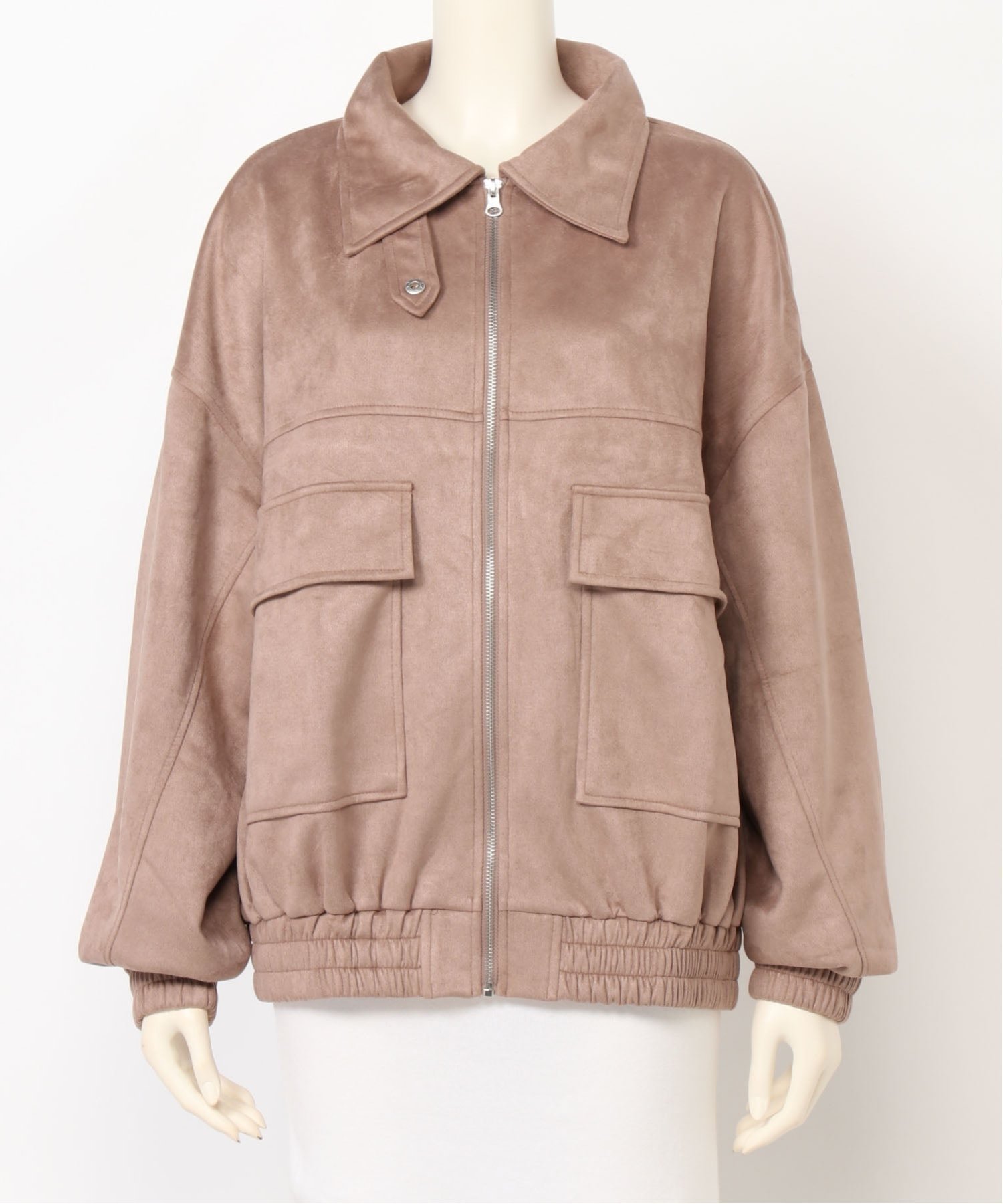 【リラクロ/relaclo】のmitis/スエードポンチフライトジャケット インテリア・キッズ・メンズ・レディースファッション・服の通販 founy(ファニー) 　ファッション　Fashion　レディースファッション　Fashion for Women　アウター　Coat / Outerwear Collection　レディースジャケット・軽アウター　Jackets　ジャケット　Jacket, Outerwear　ストレッチ　Stretch, Stretchy Fabric　フォルム　Silhouette, Form　A/W・秋冬　Autumn/Winter　ピンクベージュ|ID: prp329100004650266 ipo3291000000033594786