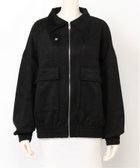 【リラクロ/relaclo】のmitis/スエードポンチフライトジャケット 人気、トレンドファッション・服の通販 founy(ファニー) ファッション Fashion レディースファッション Fashion for Women アウター Coat / Outerwear Collection レディースジャケット・軽アウター Jackets ジャケット Jacket, Outerwear ストレッチ Stretch, Stretchy Fabric フォルム Silhouette, Form A/W・秋冬 Autumn/Winter thumbnail ブラック|ID: prp329100004650266 ipo3291000000033594787