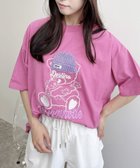 【イング/INGNI】の【WEB限定】傷ベア刺繍Tシャツ 人気、トレンドファッション・服の通販 founy(ファニー) ファッション Fashion レディースファッション Fashion for Women トップス・カットソー Cut & Sew Tops シャツ・ブラウス・オフィスカジュアル Elegant Blouses & Button-Ups ロングTシャツ・Tシャツ Longline T-Shirts & Tees おすすめ Recommended / Our Picks スマホ Smartphone, Mobile Device ビッグ Big, Oversized thumbnail ピンク|ID: prp329100004650267 ipo3291000000033594801