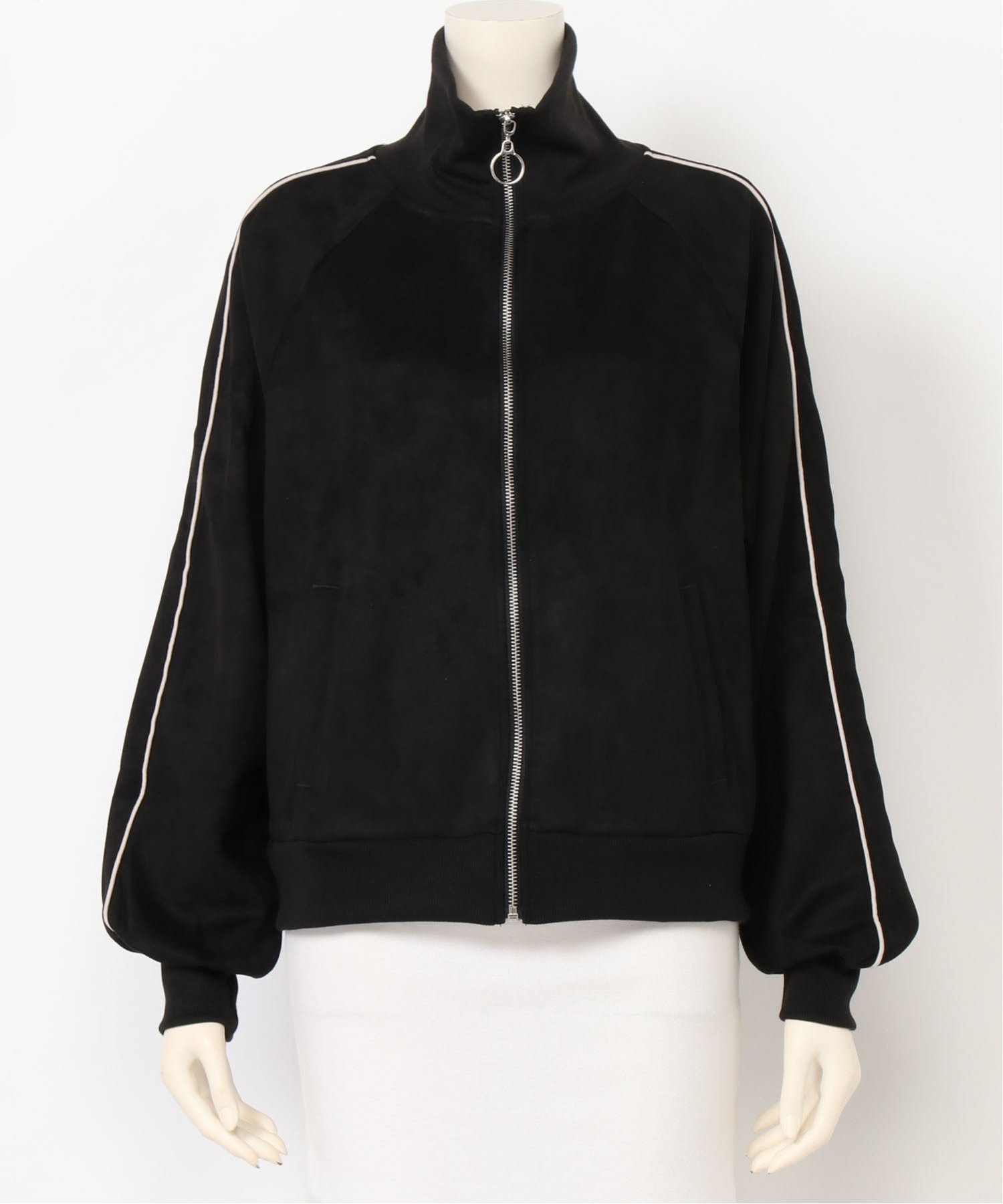 【リラクロ/relaclo】のmitis/スエードポンチトラックジャケット インテリア・キッズ・メンズ・レディースファッション・服の通販 founy(ファニー) 　ファッション　Fashion　レディースファッション　Fashion for Women　アウター　Coat / Outerwear Collection　レディースジャケット・軽アウター　Jackets　ジャケット　Jacket, Outerwear　ワイド　Wide, Wide Fit　旅行　Travel　ブラック|ID: prp329100004650268 ipo3291000000033594819
