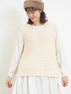 【サマンサモスモス/Samansa Mos2】のファンシーヤーンVネックベスト 人気、トレンドファッション・服の通販 founy(ファニー) ファッション Fashion レディースファッション Fashion for Women アウター Coat / Outerwear Collection トップス・カットソー Cut & Sew Tops ベスト&ジレ / 重ね着スタイル Vests & Gilets Vネックトップス V-Neck Tops / V-Cut Neckline Shirts スリット Slit, Slit Detail ベスト Vest, Waistcoat thumbnail キナリ|ID: prp329100004650274 ipo3291000000033594896