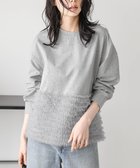 【ラジュール/Lajour】のチュールフリルプルオーバー グレー|ID: prp329100004650291 ipo3291000000033595526