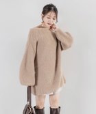 【ランダ/RANDA】の【選べる丈感】ルーズフィットミニニットワンピース BEIGE|ID: prp329100004650313 ipo3291000000033595799