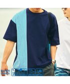 【フリークスストア/FREAK'S STORE】のローソン×FREAK S STORE リラックスフィット ラッシュガード クルーネックTシャツ 24SS ネイビー|ID: prp329100004650317 ipo3291000000033595837