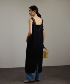 【サロン アダム エ ロペ/SALON adam et rope'】の【WEB限定】ビンテージライクアクセントレースワンピース 人気、トレンドファッション・服の通販 founy(ファニー) ファッション Fashion レディースファッション Fashion for Women ワンピース Dresses インナー Innerwear キャミソール Camisole, Spaghetti Strap Top キュプラ Cupro, Eco Fabric ジャケット Jacket, Outerwear スリット Slit, Slit Detail デニム Denim, Jeans Material ベスト Vest, Waistcoat ポケット Pocket, Pocket Detail マニッシュ Mannish, Boyish レース Lace, Lace Fabric ロング Long, Long-Length おすすめ Recommended / Our Picks |ID:prp329100004650322