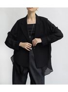 【ラシュッド/LASUD】のシアードッキングシャツジャケット ブラック|ID: prp329100004650323 ipo3291000000033846340