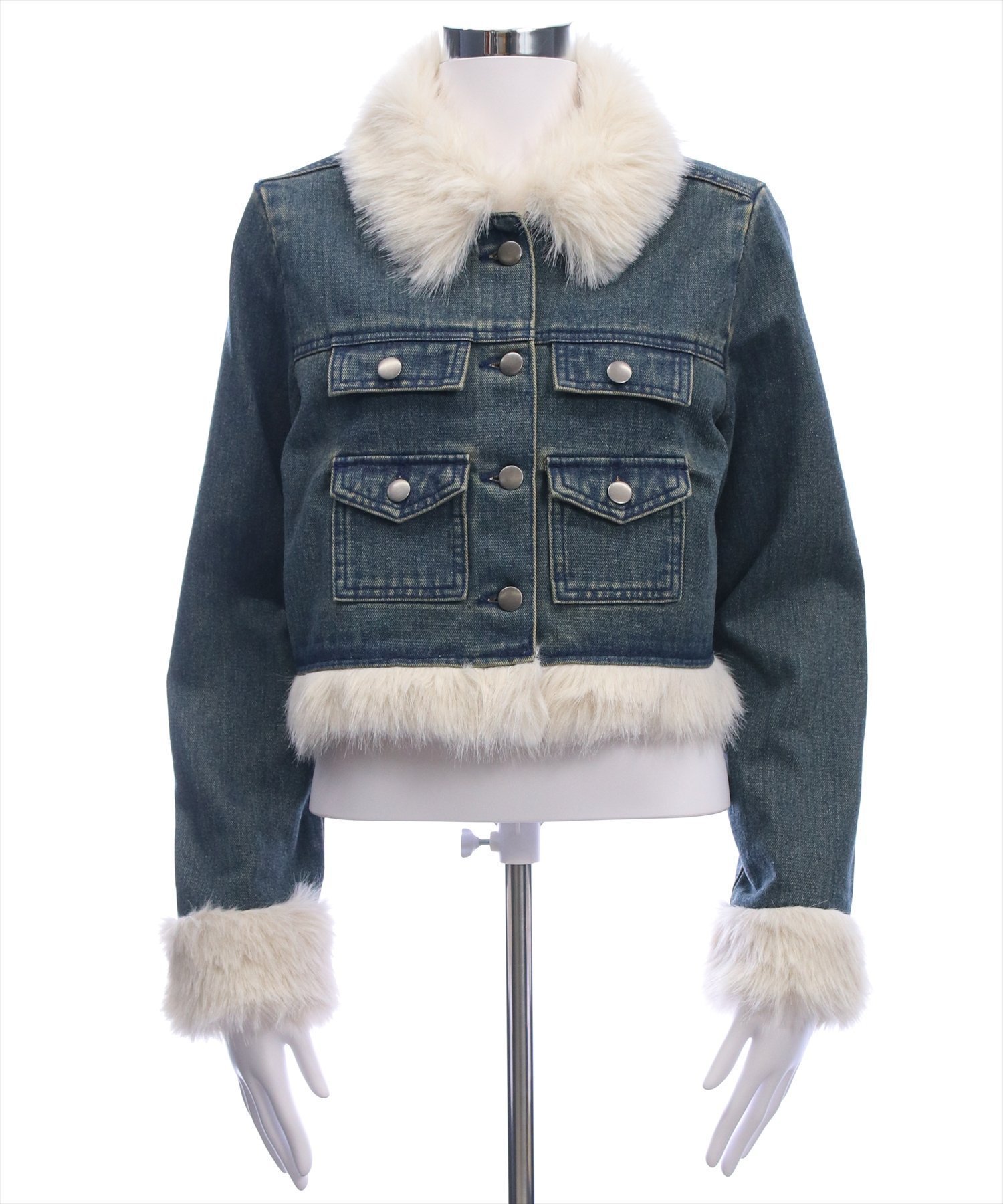 【クリア/clear】のデニムファージャケット(セット可) インテリア・キッズ・メンズ・レディースファッション・服の通販 founy(ファニー) 　ファッション　Fashion　レディースファッション　Fashion for Women　アウター　Coat / Outerwear Collection　レディースジャケット・軽アウター　Jackets　おすすめ　Recommended / Our Picks　カーゴパンツ　Cargo Pants, Utility Pants　クロップド　Cropped, Short Length　コンパクト　Compact, Small Size　ショート　Short, Short Length　ジャケット　Jacket, Outerwear　デニム　Denim, Jeans Material　バランス　Balance, Style Balance　ボトム　Bottoms, Lower Wear　ミニスカート　Mini Skirt, Short Skirt　リブニット　Rib Knit, Ribbed Knit　BL|ID: prp329100004650329 ipo3291000000033595916