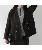 【レイジブルー/RAGEBLUE】のグランパダブルテーラードジャケット/セットアップ対応 人気、トレンドファッション・服の通販 founy(ファニー) ファッション Fashion レディースファッション Fashion for Women アウター Coat / Outerwear Collection レディースジャケット・軽アウター Jackets テーラードジャケット / 通勤・きれいめスタイル Tailored Jackets & Blazers インナー Innerwear ショート Short, Short Length シンプル Simple, Minimal スラックス Slacks, Dress Pants セットアップ Set-Up, Coordinated Outfit デニム Denim, Jeans Material トレンド Trend, Trending Now フレア Flare, Flared ベーシック Basic, Essential ミュール Mule, Backless Shoes メガネ Glasses, Eyewear レース Lace, Lace Fabric ロング Long, Long-Length おすすめ Recommended / Our Picks thumbnail ブラック09|ID: prp329100004650343 ipo3291000000033596068