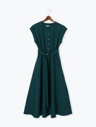 【テチチ/Te chichi】のリネンライクウエストマークワンピース 人気、トレンドファッション・服の通販 founy(ファニー) ファッション Fashion レディースファッション Fashion for Women ワンピース Dresses スリーブ Sleeve, Long Sleeve / Short Sleeve フレンチ French, French Style thumbnail グリーン|ID: prp329100004650356 ipo3291000000033596215