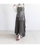 【ランダ/RANDA】のプリーツレイヤードキャミワンピース GRAY|ID: prp329100004650365 ipo3291000000033596289