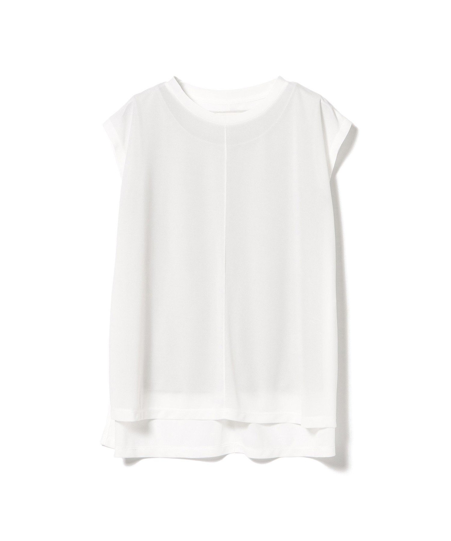 【ビームス ハート/BEAMS HEART】のラメ タンクトップ * シアー ノースリーブ トップス(セットアイテム) インテリア・キッズ・メンズ・レディースファッション・服の通販 founy(ファニー) 　ファッション　Fashion　レディースファッション　Fashion for Women　トップス・カットソー　Cut & Sew Tops　キャミソール&ノースリーブ　Camisoles & Sleeveless Tops　カットソー　Cut and Sewn Top　シアー　Sheer, See-Through　シンプル　Simple, Minimal　ストレッチ　Stretch, Stretchy Fabric　スニーカー　Sneakers, Trainers　スリット　Slit, Slit Detail　センター　Center, Center Line　タンク　Tank Top, Sleeveless Top　トレンド　Trend, Trending Now　ノースリーブ　Sleeveless, No-Sleeve　ハーフ　Half, Half-Length　フィット　Fit, Slim Fit　厚底　Platform Shoes　OFF WHITE×SILVER|ID: prp329100004650374 ipo3291000000033596395