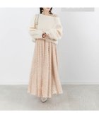 【ランダ/RANDA】のクロップド丈ニット シャギーキャミワンピースセット BEIGE|ID: prp329100004650389 ipo3291000000033596475