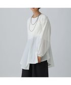 【レプシィム ローリーズファーム/LEPSIM LOWRYS FARM】の異素材アシメ切り替え長袖チュニック オフホワイト05|ID: prp329100004650433 ipo3291000000034224570