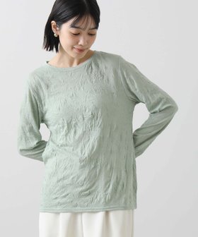 【グレディブリリアン/Gready Brilliant】のワッシャーシアーカットソー 人気、トレンドファッション・服の通販 founy(ファニー) ファッション Fashion レディースファッション Fashion for Women トップス・カットソー Cut & Sew Tops カットソー・ベーシックTシャツ Cut-and-Sewn Tops / Stretch Tees & Basics インナー Innerwear ジャケット Jacket, Outerwear ワッシャー Washer, Crinkled Finish |ID:prp329100004650439
