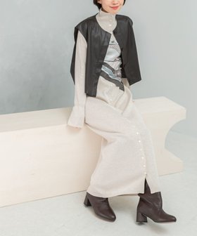 【アーバンリサーチ ロッソ/URBAN RESEARCH ROSSO】のスパークリングロングニットワンピース 人気、トレンドファッション・服の通販 founy(ファニー) ファッション Fashion レディースファッション Fashion for Women ワンピース Dresses ニットワンピース Knit Dresses 2025年 2025 2025-2026秋冬・A/W Autumn/Winter 2025–26 AW25–26 冬 Winter / This Winter シアー Sheer, See-Through タートルネック Turtleneck, High Neck ロング Long, Long-Length エレガント 上品 Elegant A/W・秋冬 Autumn/Winter |ID:prp329100004650472