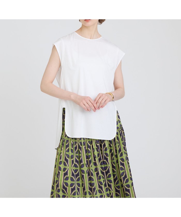 【ハウス オブ ロータス/HOUSE OF LOTUS】のジャージラウンドヘムプルオーバー インテリア・キッズ・メンズ・レディースファッション・服の通販 founy(ファニー) https://founy.com/ ファッション Fashion レディースファッション Fashion for Women トップス・カットソー Cut & Sew Tops カジュアルプルオーバー・ニットトップス Pullovers & Knit Tops / Casual Pullovers シルケット Silket, Silky Cotton パイピング Piping, Trim Design フロント Front, Front Design |ID: prp329100004650513 ipo3291000000033597418