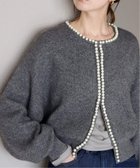 【スローブ イエナ/SLOBE IENA】のパールカーディガン 人気、トレンドファッション・服の通販 founy(ファニー) ファッション Fashion レディースファッション Fashion for Women トップス・カットソー Cut & Sew Tops カーディガン・羽織り Layered Style Cardigans 2025年 2025 2025-2026秋冬・A/W Autumn/Winter 2025–26 AW25–26 おすすめ Recommended / Our Picks カーディガン Cardigan, Knitwear ショート Short, Short Length デニム Denim, Jeans Material バランス Balance, Style Balance パール Pearl, Pearl Accent フォルム Silhouette, Form A/W・秋冬 Autumn/Winter thumbnail グレーA|ID: prp329100004650516 ipo3291000000033988097