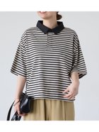 【テチチ/Te chichi】のボーダーラガーシャツ ベージュ|ID: prp329100004650517 ipo3291000000033597548