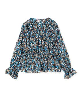 【トゥモローランド/TOMORROWLAND】のコットンプリント シャーリングブラウス 人気、トレンドファッション・服の通販 founy(ファニー) ファッション Fashion レディースファッション Fashion for Women トップス・カットソー Cut & Sew Tops シャツ・ブラウス・オフィスカジュアル Elegant Blouses & Button-Ups コンパクト Compact, Small Size シャーリング Shirring, Ruched ジョーゼット Georgette, Semi-Sheer Fabric スリーブ Sleeve, Long Sleeve / Short Sleeve フェミニン Feminine, Girly フレア Flare, Flared プリント Print, Printed Pattern ペプラム Peplum, Flared Hem ランダム Random, Irregular ワイド Wide, Wide Fit |ID:prp329100004650538