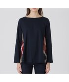 【ブルーレーベル クレストブリッジ/BLUE LABEL CRESTBRIDGE】の【一部店舗限定】コットンシルケットスムースプルオーバー ネイビー|ID: prp329100004650591 ipo3291000000033598870