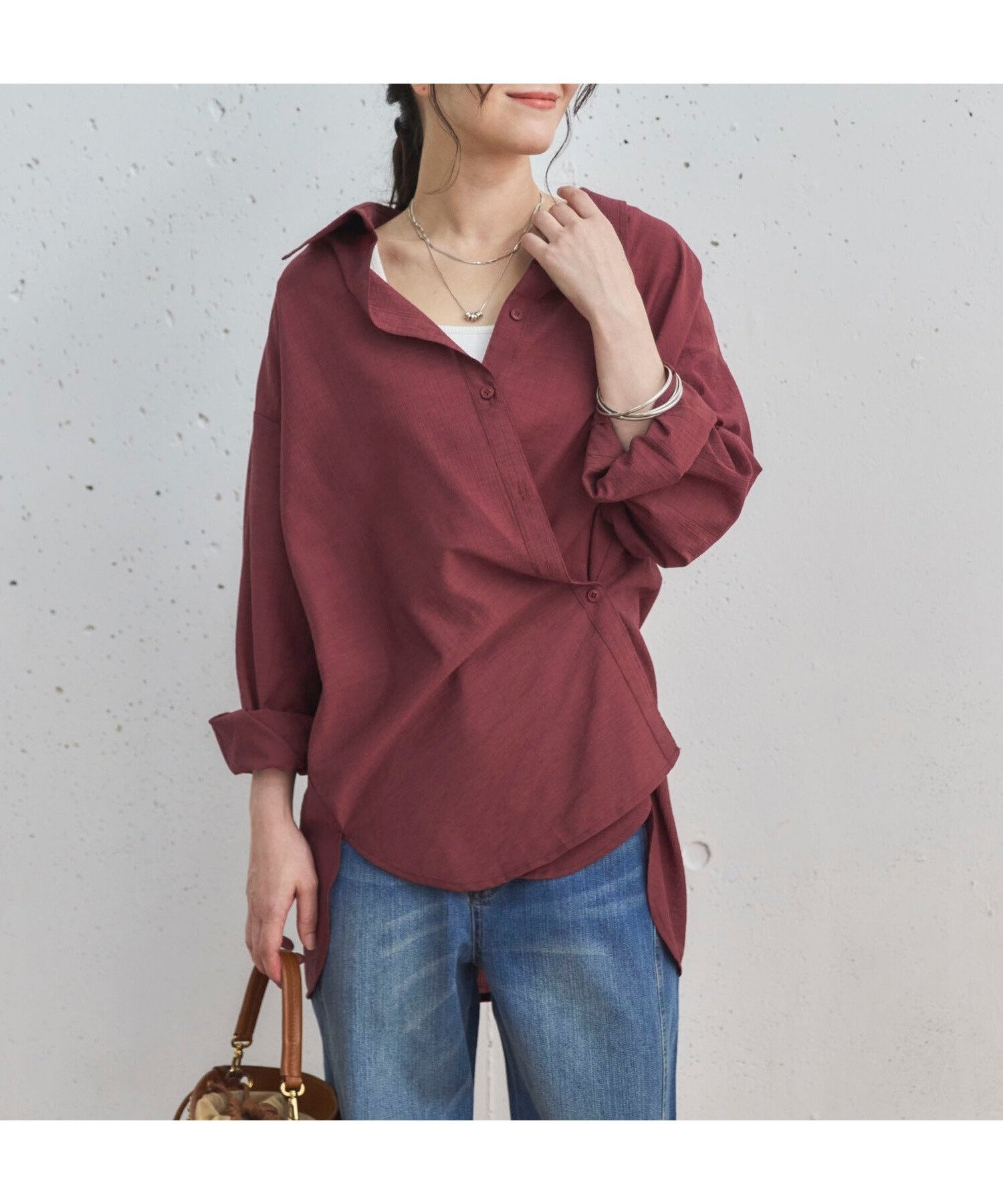 【ドゥ アルシーヴ/Doux archives】のカシュクールシャツ 人気、トレンドファッション・服の通販 founy(ファニー) 　ファッション　Fashion　レディースファッション　Fashion for Women　トップス・カットソー　Cut & Sew Tops　シャツ・ブラウス・オフィスカジュアル　Elegant Blouses & Button-Ups　カシュクール　Wrap Design　シンプル　Simple, Minimal　人気　Popular, Best Seller　夏　Summer　秋　Autumn　 other-1|ID: prp329100004650630 ipo3291000000033599549