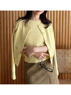 【フレイ アイディー/FRAY I.D】のロゴ刺繍ポケットネックカーディガン/ウォッシャブル 人気、トレンドファッション・服の通販 founy(ファニー) ファッション Fashion レディースファッション Fashion for Women トップス・カットソー Cut & Sew Tops カーディガン・羽織り Layered Style Cardigans アンサンブル Ensemble Set インナー Innerwear ウォッシャブル Machine Washable 秋 Autumn カーディガン Cardigan, Knitwear クラシカル Classical, Vintage-Inspired コンパクト Compact, Small Size シンプル Simple, Minimal スマート Smart, Elegant 定番 Standard, Basic Item バランス Balance, Style Balance ポケット Pocket, Pocket Detail メタル Metal, Metal Parts モダン Modern, Contemporary ロング Long, Long-Length おすすめ Recommended / Our Picks エレガント 上品 Elegant thumbnail YEL[032]|ID: prp329100004650637 ipo3291000000033599611