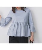 【インデックス/INDEX】のドッキングペプラムトップス【洗濯機洗い可】 人気、トレンドファッション・服の通販 founy(ファニー) ファッション Fashion レディースファッション Fashion for Women トップス・カットソー Cut & Sew Tops シンプル Simple, Minimal ストレッチ Stretch, Stretchy Fabric スリーブ Sleeve, Long Sleeve / Short Sleeve ドッキング Docking, Mixed Material パール Pearl, Pearl Accent ペプラム Peplum, Flared Hem ラップ Wrap, Wrap Design thumbnail ブルー|ID: prp329100004650651 ipo3291000000033599749