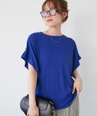 【ルクールブラン/le.coeur blanc】の《WEB限定アイテム》ランダムリブショルダータックプルオーバー ブルー|ID: prp329100004650663 ipo3291000000033599869