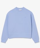 【ラコステ/LACOSTE】のクロップド丈 オーバーサイズクルーネックスウェット トレーナー 人気、トレンドファッション・服の通販 founy(ファニー) ファッション Fashion レディースファッション Fashion for Women トップス・カットソー Cut & Sew Tops レディースパーカー・カジュアルフーディー Casual Hoodies & Sweatshirts スウェット・クルーネックトップス Sweatshirts & Crewnecks / Relaxed Fit Sweat Tops クロップド Cropped, Short Length シンプル Simple, Minimal スウェット / スエット Sweatshirt, Sweatwear セットアップ Set-Up, Coordinated Outfit トレーナー Sweatshirt, Trainer ラバー Rubber, Rubber Sole ワイド Wide, Wide Fit thumbnail ライトブルー|ID: prp329100004650666 ipo3291000000033599894