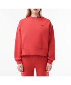 【ラコステ/LACOSTE】のクロップド丈 オーバーサイズクルーネックスウェット トレーナー 人気、トレンドファッション・服の通販 founy(ファニー) ファッション Fashion レディースファッション Fashion for Women トップス・カットソー Cut & Sew Tops レディースパーカー・カジュアルフーディー Casual Hoodies & Sweatshirts スウェット・クルーネックトップス Sweatshirts & Crewnecks / Relaxed Fit Sweat Tops クロップド Cropped, Short Length シンプル Simple, Minimal スウェット / スエット Sweatshirt, Sweatwear セットアップ Set-Up, Coordinated Outfit トレーナー Sweatshirt, Trainer ラバー Rubber, Rubber Sole ワイド Wide, Wide Fit thumbnail ローズ|ID: prp329100004650666 ipo3291000000033599904