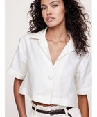 【バナナ リパブリック/BANANA REPUBLIC】のオーバーサイズ リネン クロップド リゾートシャツ MAGNOLIA_FLOWER|ID: prp329100004650677 ipo3291000000033599985