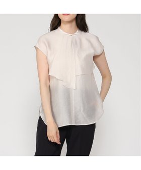 【ダブルフェイス トウキョー/Doubleface Tokyo】のスカーフタイ風レイヤードブラウス 人気、トレンドファッション・服の通販 founy(ファニー) ファッション Fashion レディースファッション Fashion for Women トップス・カットソー Cut & Sew Tops シャツ・ブラウス・オフィスカジュアル Elegant Blouses & Button-Ups インナー Innerwear エレガント 上品 Elegant カーディガン Cardigan, Knitwear ジャケット Jacket, Outerwear スカーフ Scarf, Neckwear ドレープ Drape, Draping Fabric |ID:prp329100004650701