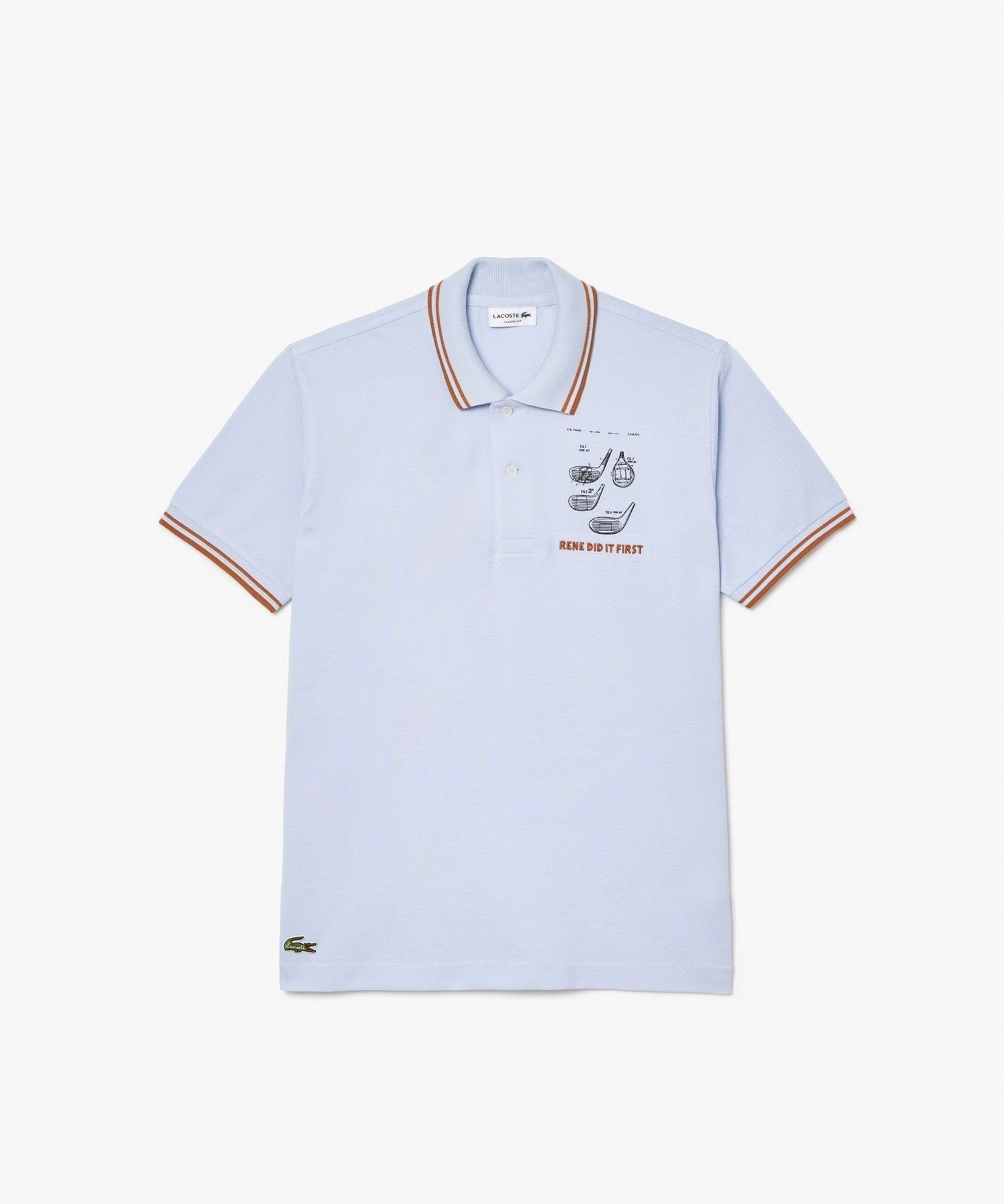 【ラコステ/LACOSTE】のオーガニックコットン 鹿の子 RENE DID IT FIRSTポロシャツ 人気、トレンドファッション・服の通販 founy(ファニー) 　ファッション　Fashion　レディースファッション　Fashion for Women　トップス・カットソー　Cut & Sew Tops　シャツ・ブラウス・オフィスカジュアル　Elegant Blouses & Button-Ups　ポロシャツ・きれいめカジュアル　Smart-Casual Polo Tops　グラフィック　Graphic, Graphic Design　ポロシャツ　Polo Shirt, Collared Tee　メンズ　Men's, Menswear　人気　Popular, Best Seller　鹿の子　Piqué, Kanoko Fabric　 other-1|ID: prp329100004650703 ipo3291000000033600229